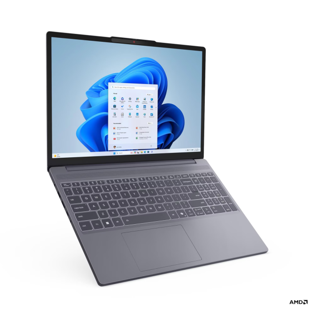 Лаптоп Lenovo IdeaPad Slim 3 15ARP10, AMD Ryzen 5 7535HS 6C (3.3 / 4.55 GHz, 16MB Cache), 15.3" (38.86 cm) WUXGA IPS, AMD Radeon 660M, 24GB DDR5, 1TB M.2 NVMe SSD, Free DOS