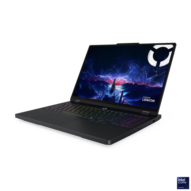 Лаптоп Lenovo Legion Pro 5 16IAX10, Intel Core Ultra 7 255HX 20C (1.80 / 5.20 GHz, 30MB cache), 16" (40.64 см) WQXGA OLED, NVIDIA GF RTX 5060 8GB GDDR7 DLSS 4, 32GB DDR5, 1TB M.2 NVMe SSD, Free DOS