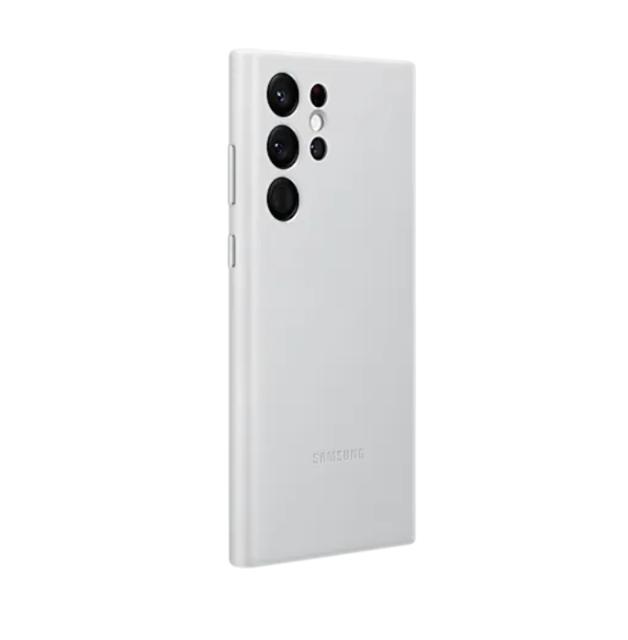 Калъф Samsung S22 Ultra G908 Leather Cover Light Gray