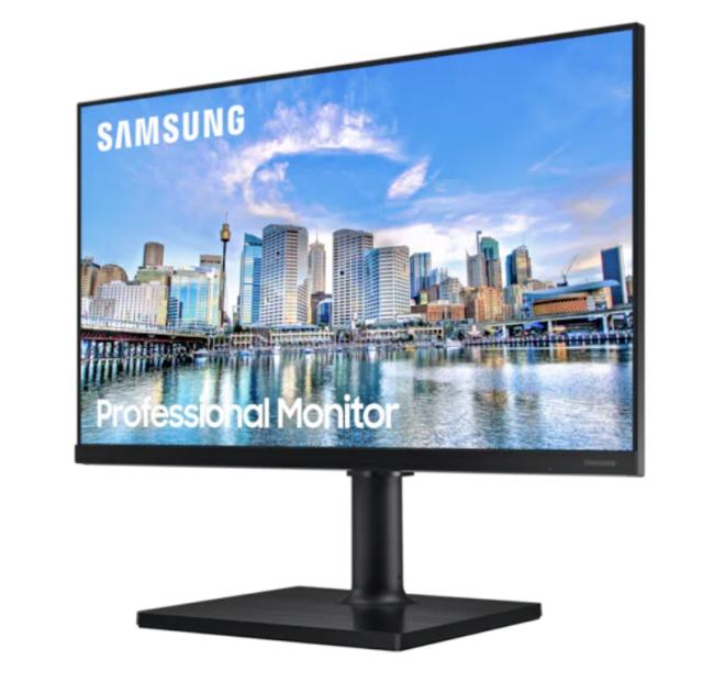 Монитор Samsung LF-24T450F, 24" (60.96 cm) IPS Full HD, 75Hz, 5ms (GTG), 1000:1, 250 cd/m2, HDMI, DP, USB Hub