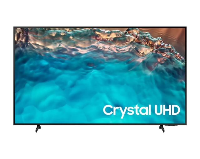 Телевизор Samsung 55" 55BU8002 4K UHD LED TV, SMART, Crystal Processor 4K, 2200 PQI, HDR 10+, Mega Contrast, Dolby Digital Plus, Q-Symphony, 3xHDMI, 2xUSB, WiFi 5, Bluetooth 5.2, Tizen, Black