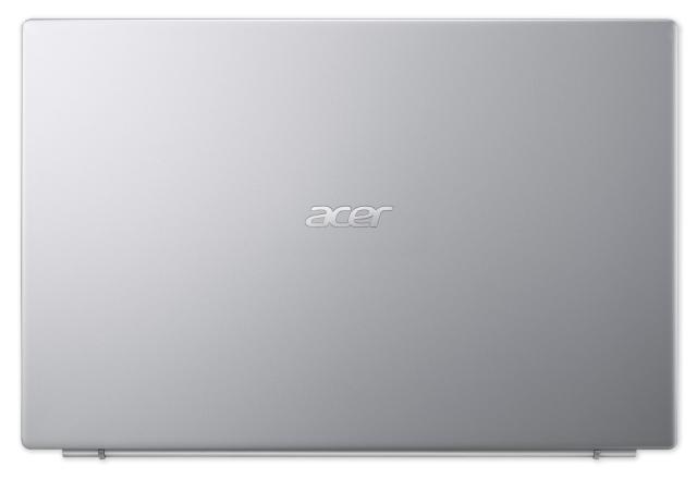 Лаптоп Acer Aspire 3, A317-53-54UM, Intel Core i5-1135G7(2.40GHz up to 4.20GHz, 8MB), 17.3'' FHD IPS, 2*4 GB DDR4, AG, HD Cam&Mic, 512GB PCIe SSD, Intel UMA, 802.11ac + BT, No OS, Silver