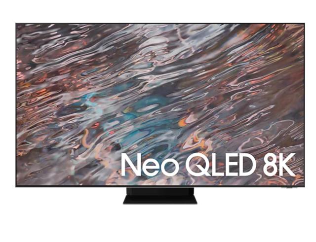 Телевизор Samsung 65'' 65QN800A Neo QLED 8K FLAT, SMART, 4800 PQI, Dual LED, Direct Full Array 8x, Micro Dimming, Quantum HDR 2000, HDR 10+, Dolby Digital Plus, Q-Symphony, Mirroring, Bixby, Bluetooth 5.2, Wi-Fi 6, 4xHDMI, 3xUSB, Frameless, Tizen, Bl