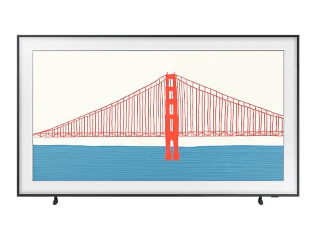 Телевизор Samsung 75" 75LS03 Frame, 4K UHD LED TV, SMART, HDR 10+, 3400 PQI, Mega Contrast, Dual LED, Dolby Digital Plus, Bixby, 4xHDMI, 2xUSB, Bluetooth, Wi-Fi, Tizen, Charcoal Black