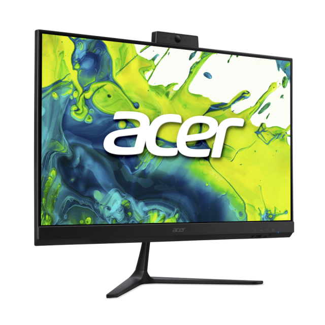 Kомпютър Acer All-in-One Aspire C24-B, Intel Core 3 1305U 5C (3.3 / 4.5 GHz, 12MB Cache), 23.8" (60.45 cm) FHD IPS, 16GB DDR4, 512GB SSD M.2 NVMe, Free DOS