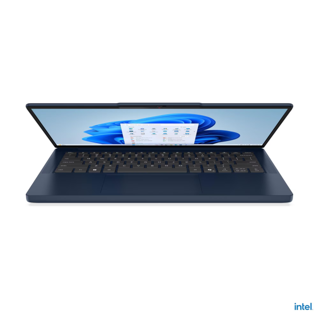 Лаптоп Lenovo  IdeaPad Slim 3 14IRH10, Intel Core i7-13420H 8C (2.40/4.60 GHz, 12MB Cache), 14.0" (35.56 cm) WUXGA IPS Anti-glare Display, Intel UHD Graphics Xe G4 48EUs, 16GB DDR5, 512GB M.2 NVMe SSD, Free DOS