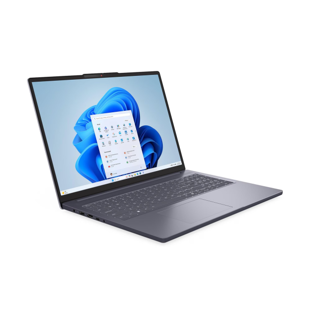 Лаптоп Lenovo IdeaPad Slim 5 16ARP10, AMD Ryzen 5 7535HS 6C (3.3 / 4.55 GHz, 16MB Cache), 16.0" (40.64 cm) WUXGA IPS Anti-glare, AMD Radeon 660M, 16GB DDR5, 512GB M.2 NVMe SSD, Free DOS