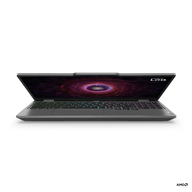 Лаптоп Lenovo LOQ Gaming 15ARP9, AMD Ryzen 7 7235HS 4C (3.2/4.2GHz, 8MB Cache), 15.6'' (39.62 cm) FHD IPS Anti-glare, 144Hz, NVIDIA GF RTX4050 6GB GDDR6 DLSS 3, 24GB DDR5, 512GB SSD, Free DOS