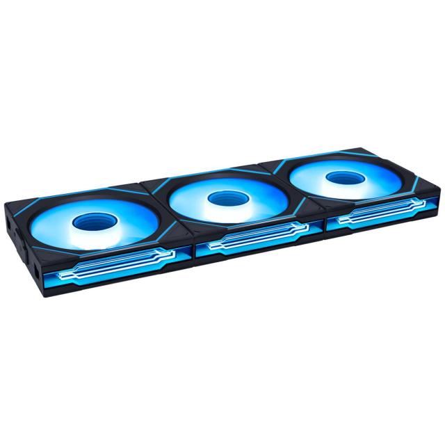 Вентилатори 3бр Lian Li UNI FAN SL-INF Wireless ARGB PWM Reverse - 120 mm Черни + Контролер