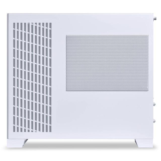 Кутия Lian Li O11 Dynamic Mini V2 Flow White, Mini Tower, 2x USB 3.0, 1x USB 3.1 TYPE-C, 1x Audio, ATX / Micro-ATX / Mini-ITX