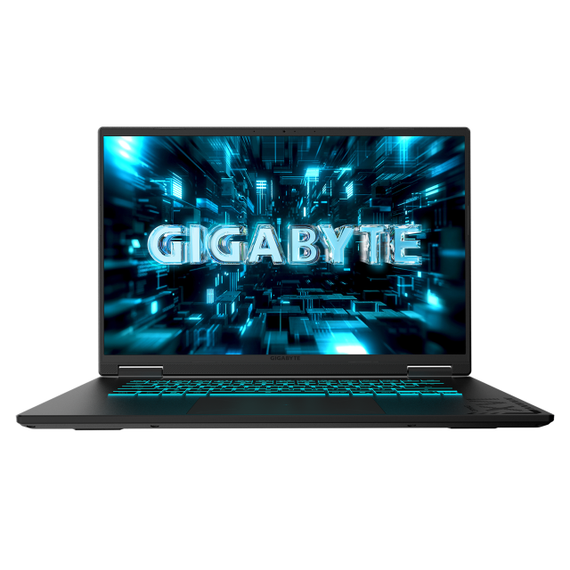 Лаптоп GIGABYTE GAMING A16 PRO DYH, Intel Core 7 240H 10C (2.5 / 5.2 GHz, 24MB Cache), 16.0" (40.64 cm) WQXGA IPS, 165Hz, NVIDIA GF RTX5080 16GB, 32GB LPDDR5x, 1TB M.2 NVMe SSD, Free DOS 
