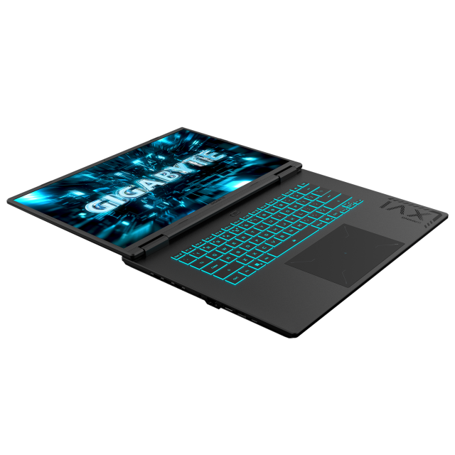 Лаптоп GIGABYTE GAMING A16 PRO DYH, Intel Core 7 240H 10C (2.5 / 5.2 GHz, 24MB Cache), 16.0" (40.64 cm) WQXGA IPS, 165Hz, NVIDIA GF RTX5080 16GB, 32GB LPDDR5x, 1TB M.2 NVMe SSD, Free DOS 