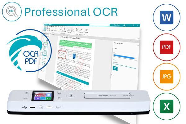 Скенер IRIScan Book 7, 1050 DPI, A4, OCR , MicroSD, USB Type-C