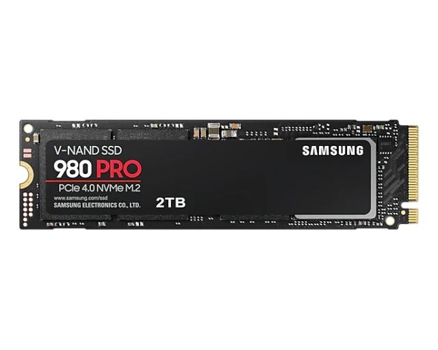 Samsung SSD 980 PRO 2TB Int. PCIe Gen 4.0 x4 NVMe, V-NAND 3bit MLC, Read up to 7000 MB/s, Write up to 5100 