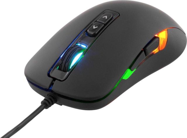 Гейминг мишка Deltaco DM110, 800–2000 dpi, оптична, Black