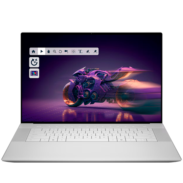Лаптоп Dell 16 Premium DA16250, Intel Core Ultra 9 285H 16C (2.7 / 5.4 GHz, 24MB Cache), 16.3" (41.40) OLED 120Hz glass Display, Touchscreen, NVIDIA GF RTX5070 8GB GDDR7 DLSS 4, 64GB LPDDR5X, 1TB M.2 NVMe SSD, Windows 11 Pro