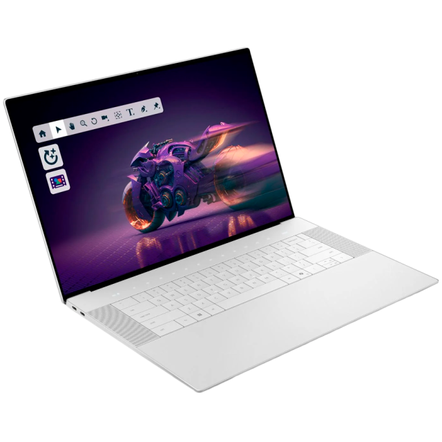 Лаптоп Dell 16 Premium DA16250, Intel Core Ultra 9 285H 16C (2.7 / 5.4 GHz, 24MB Cache), 16.3" (41.40) OLED 120Hz glass Display, Touchscreen, NVIDIA GF RTX5070 8GB GDDR7 DLSS 4, 64GB LPDDR5X, 1TB M.2 NVMe SSD, Windows 11 Pro