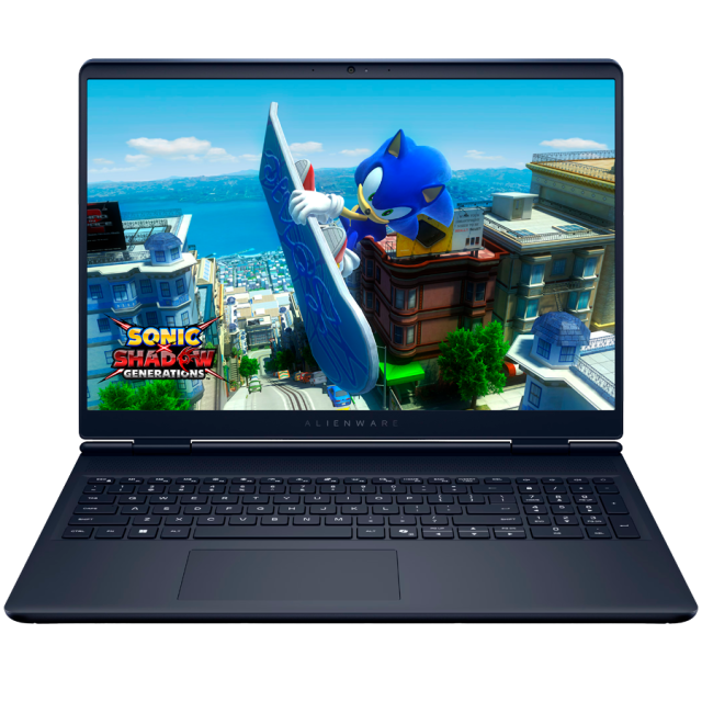 Лаптоп Dell Alienware 16 Aurora AC16250, Intel Core 5 210H 8C (1.6 / 4.8 GHz, 12MB cache) 16.0" (40.64 cm) WQXGA Anti-glare Display, NVIDIA GF RTX4050 6GB GDDR6 DLSS 3, 16GB DDR5, 512GB M.2 NVMe SSD, Windows 11 Pro