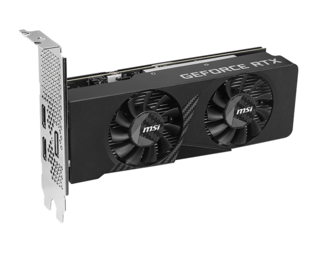 Видео карта MSI NVIDIA GeForce RTX 3050 LP OC, 6GB GDDR6, 96bit, HDMI, DP