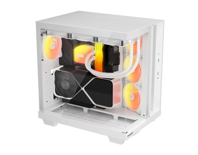 Кутия be quiet! LIGHT BASE 500 LX White, Middle Tower, 1x USB Type-C, 2x USB 3.2, ATX / mATX / Mini-ITX