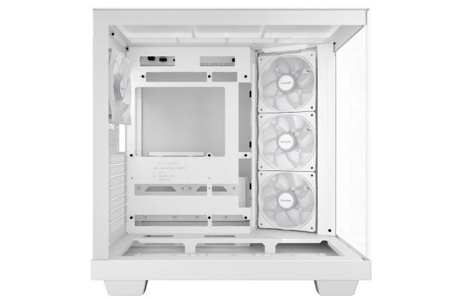 Кутия be quiet! LIGHT BASE 500 LX White, Middle Tower, 1x USB Type-C, 2x USB 3.2, ATX / mATX / Mini-ITX
