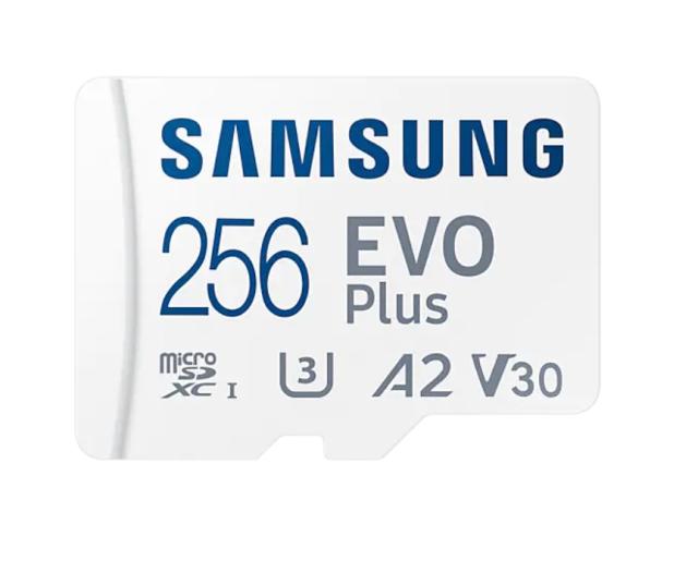 Карта памет Samsung 256GB micro SD Card EVO Plus with Adapter, Class10, Transfer Speed up to 130MB/s