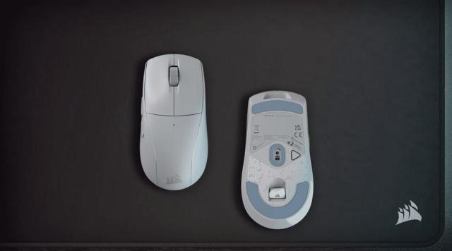 Геймърска мишка CORSAIR M75 AIR WIRELESS Ultra-Lightweight, 26 000 DPI, Optical, Light Gray