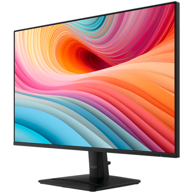 Монитор MSI PRO MP275 E2 Professional Business, 27.0" (68.58 cm) FHD IPS Anti-glare Display, 1ms (MPRT) / 4ms (GTG), 300nits, 120Hz, 1500:1, VGA, HDMI, DP