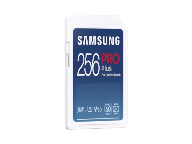 Карта памет Samsung 256GB SD PRO Plus + Reader, Class10, Read 160MB/s - Write 120MB/s