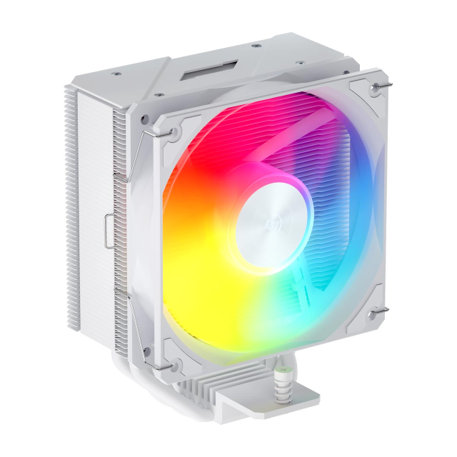 Охладител за процесор FSP NP5-WA HEAT-PIPE WHITE, Intel LGA: 1851 / 1700 / 1200, AMD: AM4 / AM5