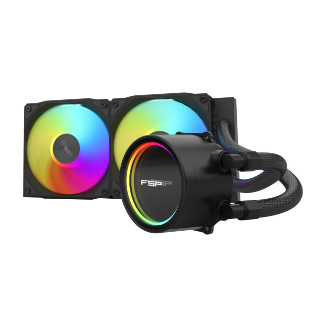 Охладител за процесор FSP AE24-B WATER COOLER, Intel LGA1851, 1700, 1200 /  AMD AM5, AM4