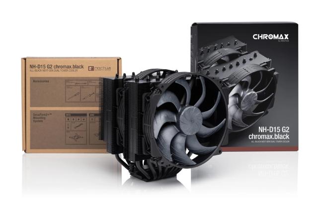 Охладител за процесор Noctua NH-D15 G2 CHROMAX.BLACK, 4 pin PWM, Intel LGA 1851 / AMD AM5, AM4