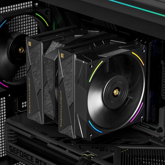 Охладител за процесор Thermalright CPU Cooler Royal Pretor 130 Ultra Black - LGA1851/AM5