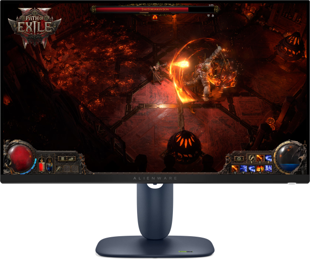 Монитор Dell Alienware AW2725DM, 27" (68.58cm) WQHD IPS Display, 180Hz, 1ms, 400 cd/m2, DisplayPort, HDMI, USB