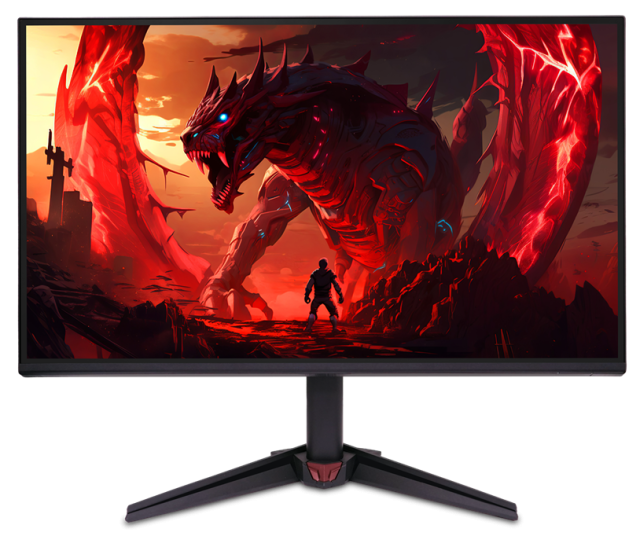 Монитор Acer NITRO VG240YP6BMIPX, 23.8" (60.45 cm) FHD IPS display, 144Hz, 4ms(GTG), 1500 : 1, 250 cd/m², HDM, DP