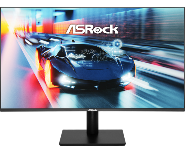 Монитор ASRock CL25FFB, 24.5" (62.23 cm) FHD IPS Anti-Glare, 144Hz, 1ms, 1500:1, 300 cd/m² , HDMI, VGA