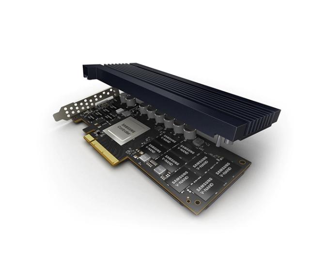 Твърд диск Samsung Enterprise SSD PM1725b 3.2 TB TLC, EPIC2,PCI-E 3.0 x 8, Read 6200 MB/s Write 2900 MB/s, Internal HHHL PCIe NVMe OEM