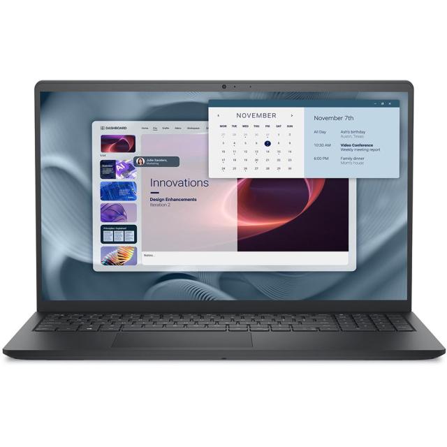 Лаптоп Dell Pro 15 Essential PV15250, Intel Core 3 100U 6C (0.9 / 4.7 GHz, 10MB Cache), 15.6'' (39.62 cm) FHD IPS, 8GB DDR5, 512GB M.2 NVMe SSD, Ubuntu 