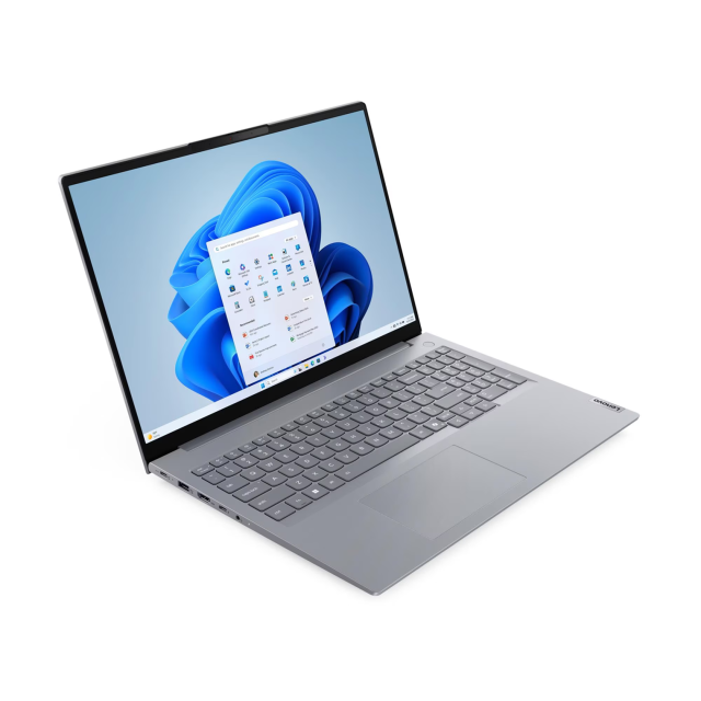 Лаптоп Lenovo ThinkBook 16 G8 IAL, Intel Core Ultra 7 255H 16C (1.50 / 5.10 GHz, 24MB Cache), 15.6'' (39.62 cm) WUXGA IPS Anti-glare, 16GB DDR5, 512GB M.2 NVMe SSD, Free DOS