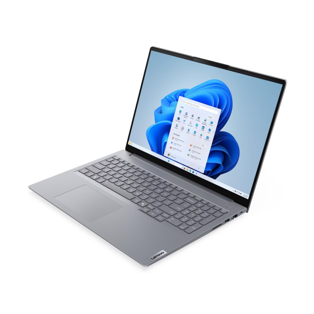 Лаптоп Lenovo ThinkBook 16 G7 ARP, AMD Ryzen 5 7535HS 6C (3.3 / 4.55 GHz, 16MB Cache), 16.0" (40.64 cm) WUXGA IPS Anti-glare, 16GB DDR5, 512GB M.2 NVMe SSD, Free DOS