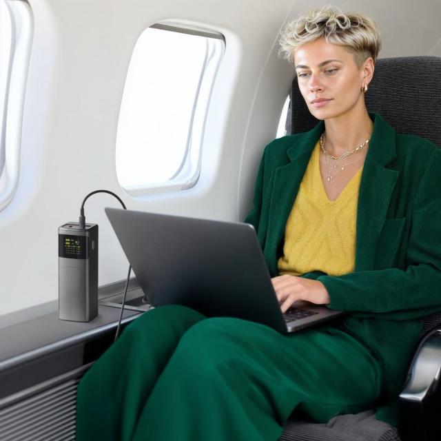 Външна батерия HAMA „High Power“, 24 000 mAh, 200 W, 2x USB-C, USB-A, бързо зареждане