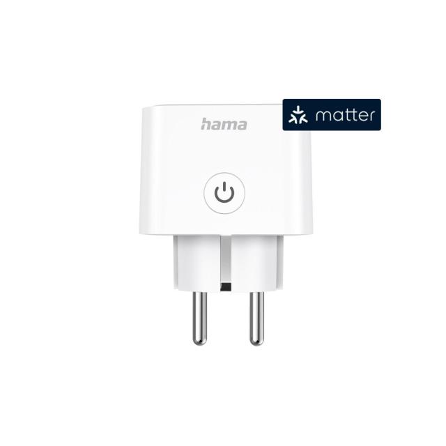 HAMA Смарт мини  WiFi контакт 3680W, 16A с прил. за измерване на ен.консумация