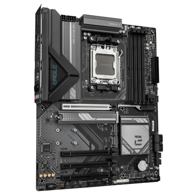 Дънна платка GIGABYTE B650E EAGLE WF6E, AM5, 4 x DDR5, 3 x M.2, 4 x SATA 6Gb/s, Wi-Fi 6E+BT, HDMI, DP, ATX 