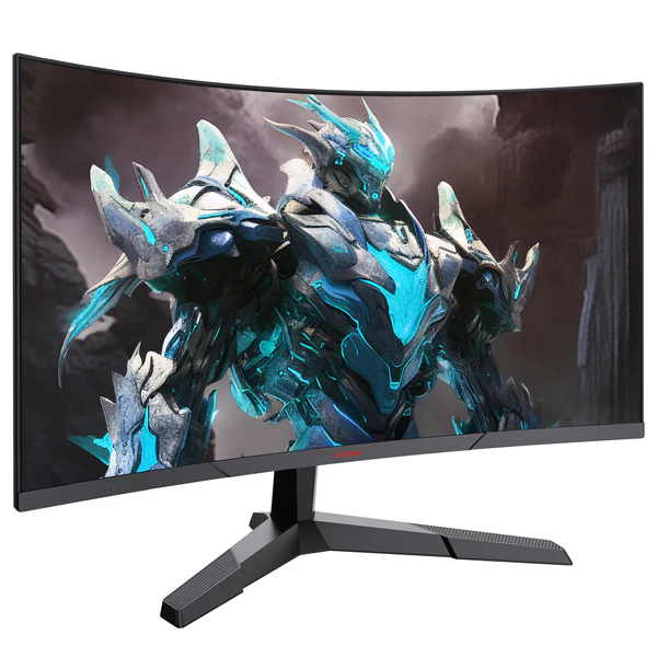 Монитор KOORUI 27E6CA, 27.0" (68.58 cm) FHD CURVED VA Display, 180Hz, 1ms (GTG), 3000:1, 250cd/m2, HDMI, DP