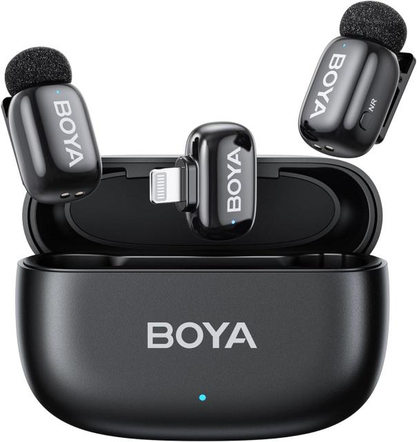 Безжична микрофонна система BOYA Mini 2-03, USB Type-C / Lightning
