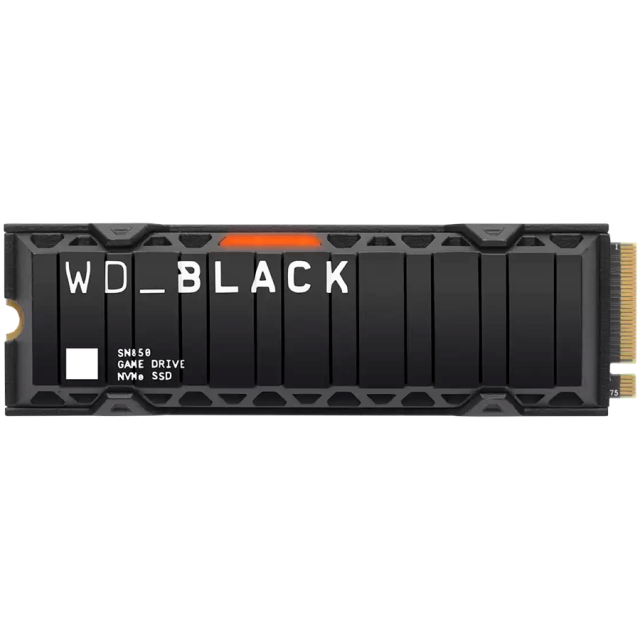 Western Digital Black SN8100 HeatSin SSD 1TB, PCIe Gen5 x4 NVMe M.2, 2280