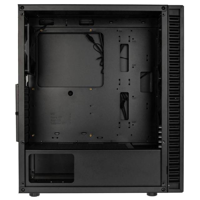 Кутия Kolink Observatory HF Mesh Black, Middle Tower, 1 x USB 3.0. 1 x USB 2.0, 1 x HD Audio, ATX / Micro ATX / Mini ITX