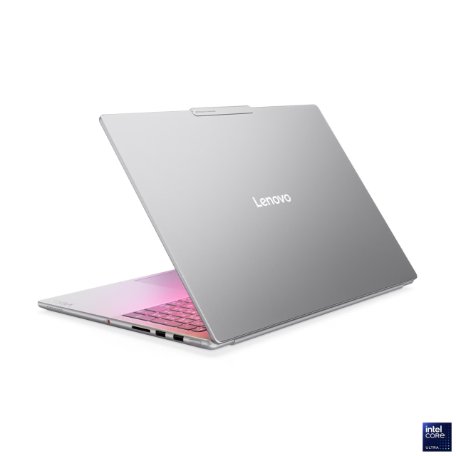 Лаптоп Lenovo Yoga Pro 9 16IAH10, Intel Core Ultra 9 285H 16C (2.7 / 5.4 GHz, 24MB Cache), 16.0" (40.64 cm) 3.2K OLED Touchscreen Display, NVIDIA GF RTX 5070 8GB GDDR7 DLSS 4, 64GB LPDDR5X, 2 x 1TB M.2 NVMe SSD, Windows 11 Home
