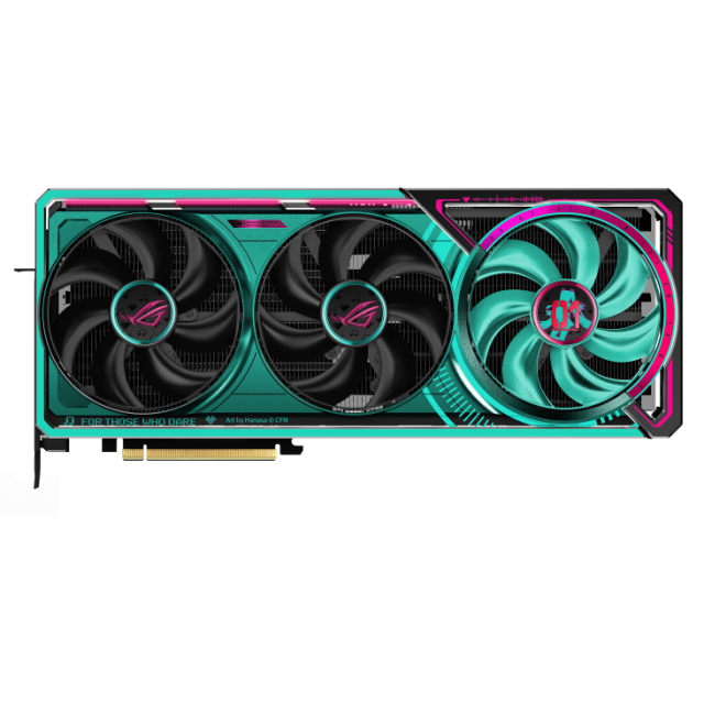 Видео карта ASUS ROG Astral GeForce RTX 5080 16GB GDDR7 OC Hatsune Miku Edition, 256-bit, HDMI, DP