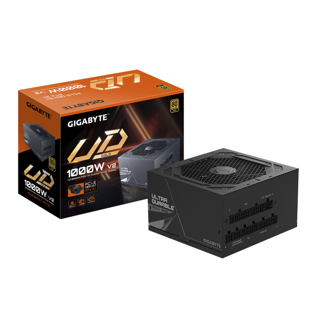 Захранване Gigabyte UD1000GM PG5 V2, 1000W, 80 PLUS GOLD, Fully Modular